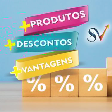 produtos, descontos e vantagens exclusivas — destaque para parcerias promocionais