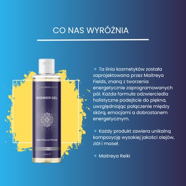 Holistyczny żel pod prysznic Deep Peace Potion + Maitreya Reiki