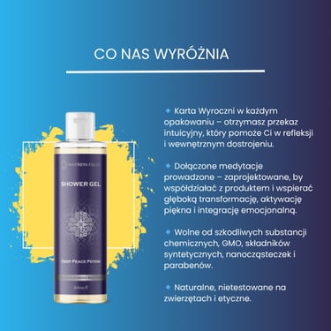 Holistyczny żel pod prysznic Deep Peace Potion + Maitreya Reiki