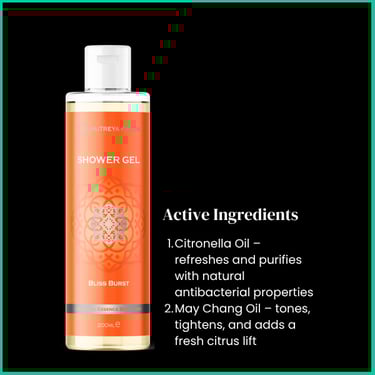 Bliss Burst Shower Gel that works on subconscious mind