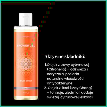Bliss Burst energetycznie programowany zel pod prysznic na podswiadomosc i aure