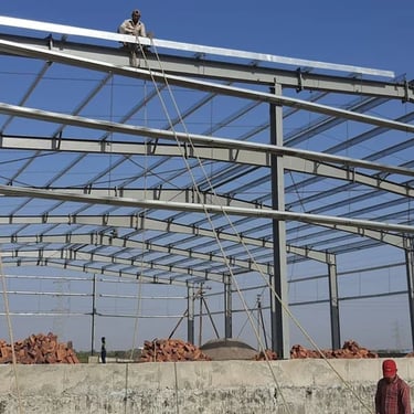 Modern pre-engineered building structure by MyGreenearth
