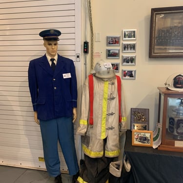 mannequin, firefighter gear, pictures, boots