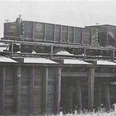 elevated train tracks, train