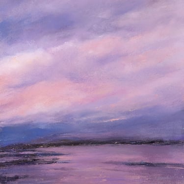 Nightfall's Blush - Painting by Mary Kersell