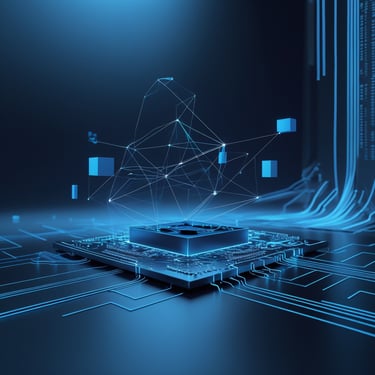 ChangeAI homepage header image of AI and data system merging on GPU infrastructure
