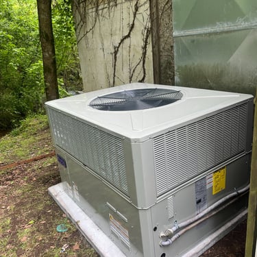 New HVAC unit after recent installation in Dixon Springs, TN 