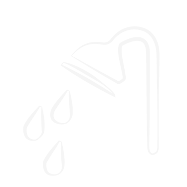 Salle de bain avec douche et toilettes séparées