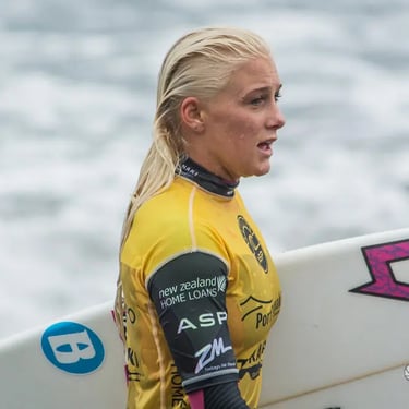 Woman Surfer Tatania Weston-Webb
