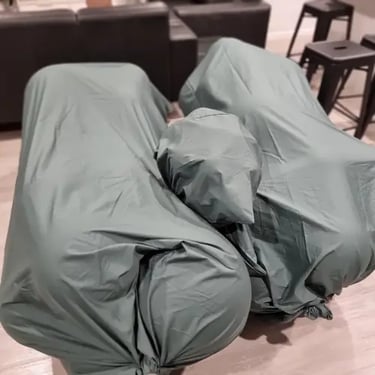 Balloon Garland setup for a Birthday Party in Ormiston, Redlands - party hire by SweetAz Co.