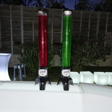 Drink Tower setup at a House Party in Thorneside, Redlands - party hire by SweetAz Co.