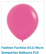 Fashion fuchsia balloon by Sempertex used by SweetAz Co. for their balloon garlands in Gold Coast