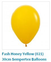 Fashion honey yellow balloon by Sempertex used by SweetAz Co. for their balloon garlands in Brisbane