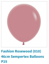 Fashion rosewood balloon by Sempertex used by SweetAz Co. for their balloon garlands in Redlands