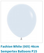 Fashion white balloon by Sempertex used by SweetAz Co. for their balloon garlands in Brisbane