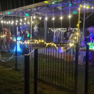 Glow Bar captured during a Birthday Party in Victoriapoint, Redlands - party hire by SweetAz Co.