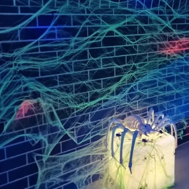 Glow Cube setup for a Halloween Theme in Thorneside, Redlands - party hire by SweetAz Co.