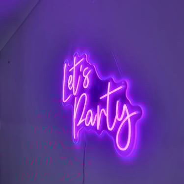 Lets Party lighting up the room at a New Years party in Redlandbay, Redlands - party hire by SweetAz Co.