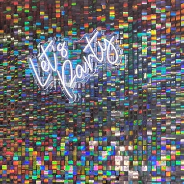 Neon Sign Lets Party in Victoriapoint, Redlands - party hire by SweetAz Co.