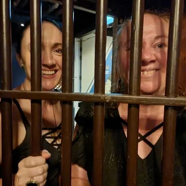 Party specialists onsite at a 40th Birthday in Thornlands, Redlands - party hire by SweetAz Co.