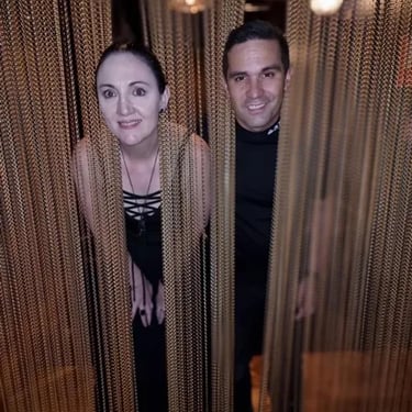 Party specialists setting up moments at a 40th Function in Wishart, Brisbane - party hire by SweetAz Co.