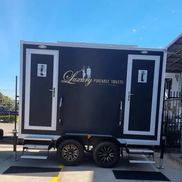 Party specialists onsite at a 50th Birthday in Capalaba, Redlands - party hire by SweetAz Co.