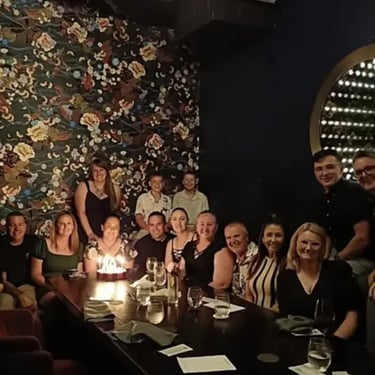 Party specialists partying it up at a Birthday Event in Birkdale, Redlands - party hire by SweetAz Co.