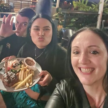 Party specialists experiencing a Birthday Event in Redlandbay, Redlands - party hire by SweetAz Co.