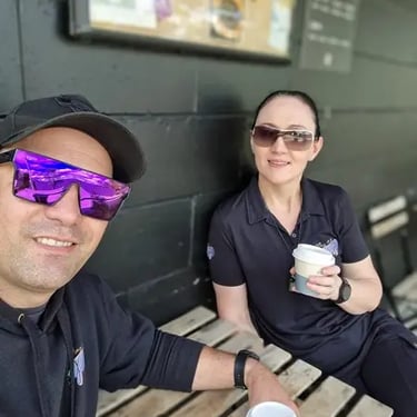 Party specialists at their local for Coffee Time in Victoriapoint, Redlands - party hire by SweetAz Co.