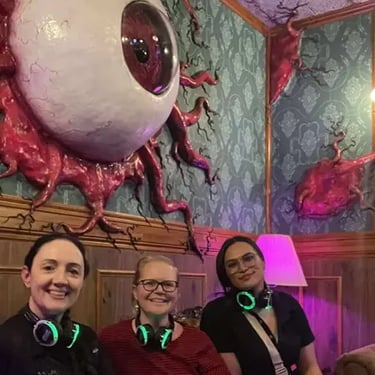 Party specialists making time for Dancing Friends in Wynnum, Brisbane - party hire by SweetAz Co.