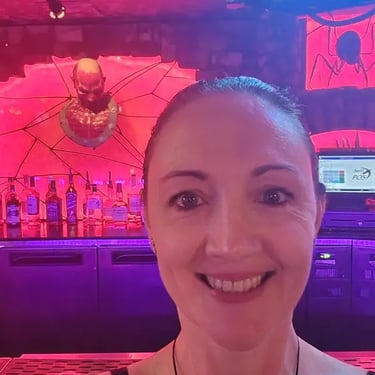 Party specialists rocking out at a Dracula Birthday in Helensvale, Gold Coast - party hire by SweetAz Co.