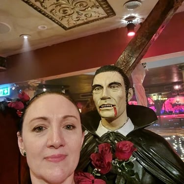 Party specialists bloody good time at a Dracula Theme in Labrador, Gold Coast - party hire by SweetAz Co.