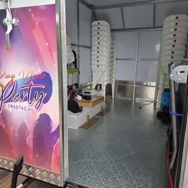 Party specialists showing up with Event Equipment in Wellingtonpoint, Redlands - party hire by SweetAz Co.