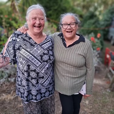 Party specialists enjoying a Family Event in Birkdale, Redlands - party hire by SweetAz Co.