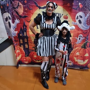 Party Hire time out with friends at a halloween line Dance in Marsden, Logan - party hire by SweetAz Co.