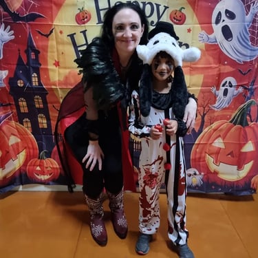 Party Hire lighting up the VIP vib at an Halloween Linedance in Crestmead, Logan - party hire by SweetAz Co.