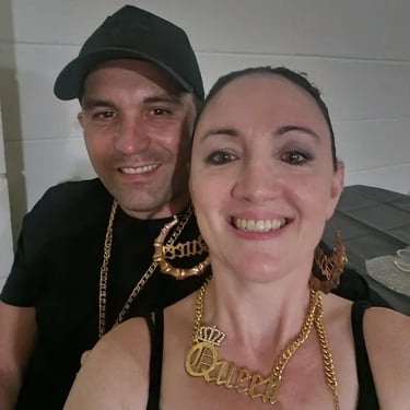 Party specialists with friends at Line Dancing in Crestmead, Logan - party hire by SweetAz Co.