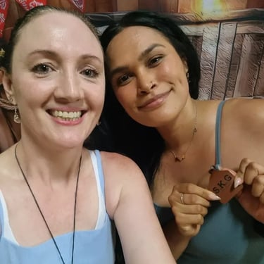 Party specialists enjoying time out at Line Dancing in Waterfordwest, Logan - party hire by SweetAz Co.