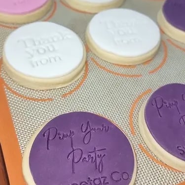 Party Hire cookies to say Thank You to our party legends in Redlandbay, Redlands - party hire by SweetAz Co.