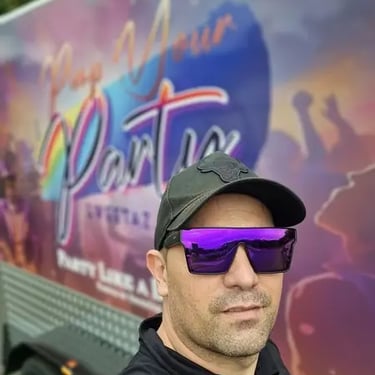 Party specialists out for a Trailer Delivery in Birkdale, Redlands - party hire by SweetAz Co.