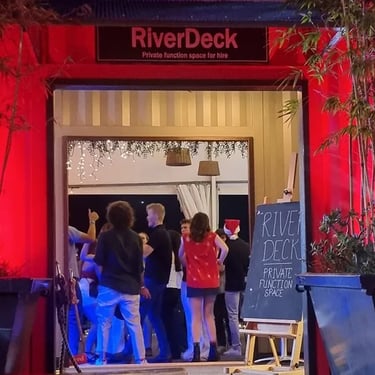 Party specialists having a merry time at a Xmas Photobooth in Lota, Brisbane - party hire by SweetAz Co.