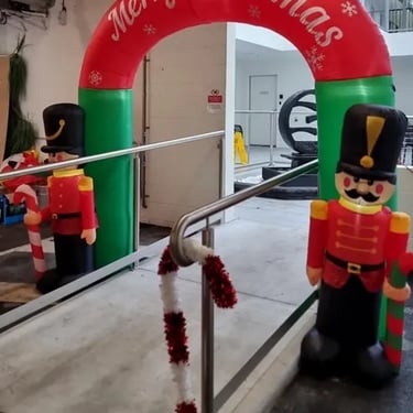 Party specialists immersed in a Xmas Photobooth in Victoriapoint, Redlands - party hire by SweetAz Co.