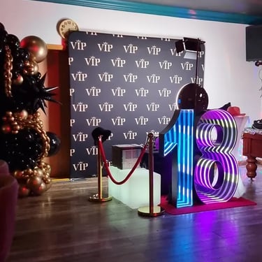 Photo Booth transforming an 18th Celebration in Redlands, Queensland - party hire by SweetAz Co.