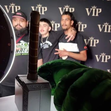 Photo Booth featured at an 18th Celebration in Redlands, Qld - party hire by SweetAz Co.