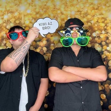 Photo Booth featured during a 21st Birthday in Burpengarry, Brisbane - party hire by SweetAz Co.