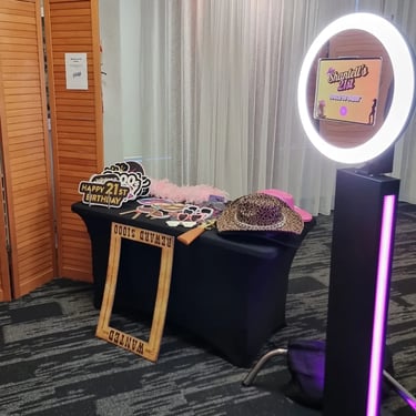 Photo Booth country themed props for a 21st Party in Wynnum, Brisbane - party hire by SweetAz Co.