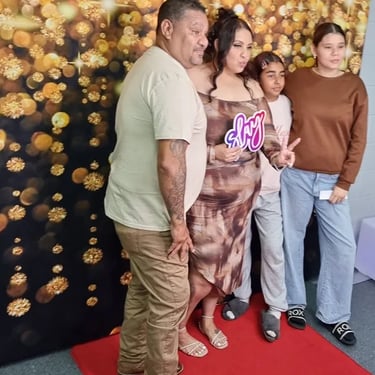 Photo Booth making memories at a 30Th Birthday in Helensvale, Gold Coast - party hire by SweetAz Co.