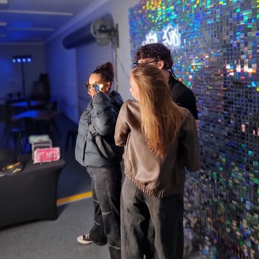 Photo Booth setup for a 40th Birthday in Nerang, Gold Coast - party hire by SweetAz Co.