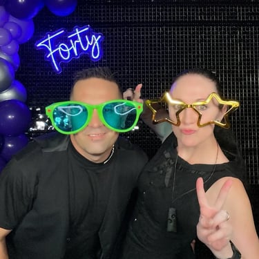Photo Booth for an 40th Party Business in Loganholme, Logan - party hire by SweetAz Co.