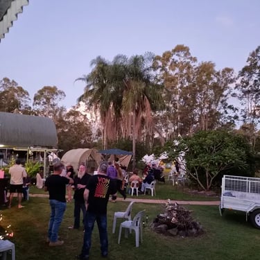 Photo Booth captured during a 60th Party in Rocklea, Brisbane - party hire by SweetAz Co.